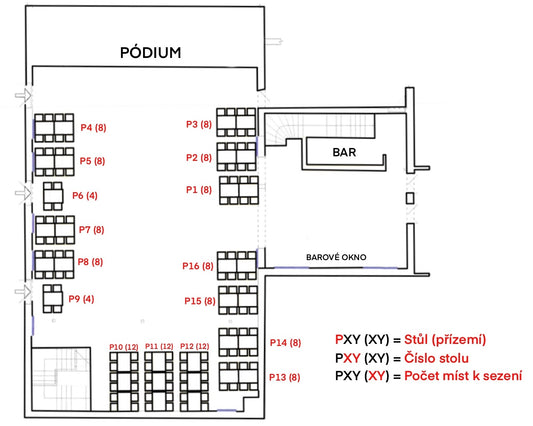 Vstupenka - Sezení (Přízemí)